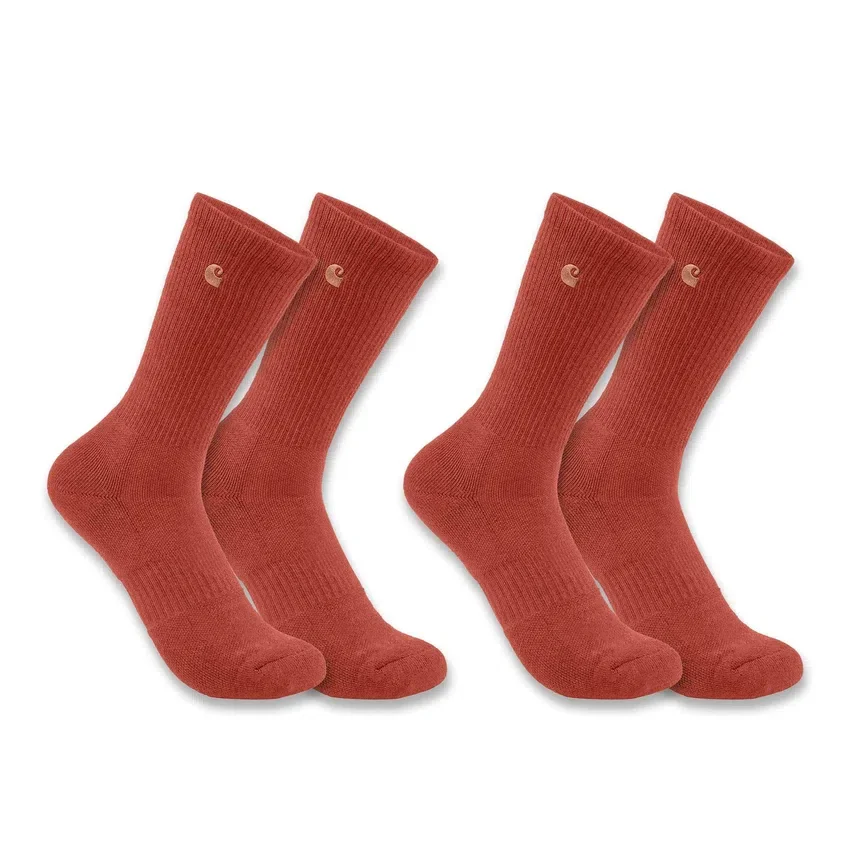 Carhartt Force® midweight crew-sokken voor dames, 2-pack