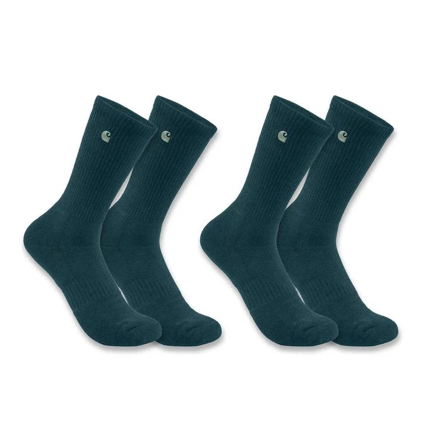 Carhartt Force® midweight crew-sokken voor dames, 2-pack