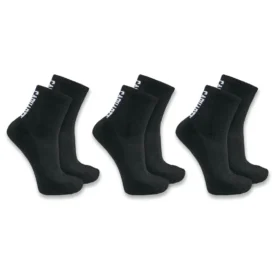 Carhartt Force® Midweight Logo korte sokken, 3-pack