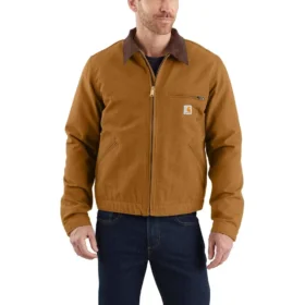 Carhartt J01 Iconisch Detroit Jacket voor heren met eendendekenvoering