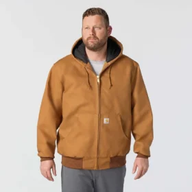 Carhartt J140 Iconische, stevige, geïsoleerde Active-jas voor heren van Firm Duck-dons