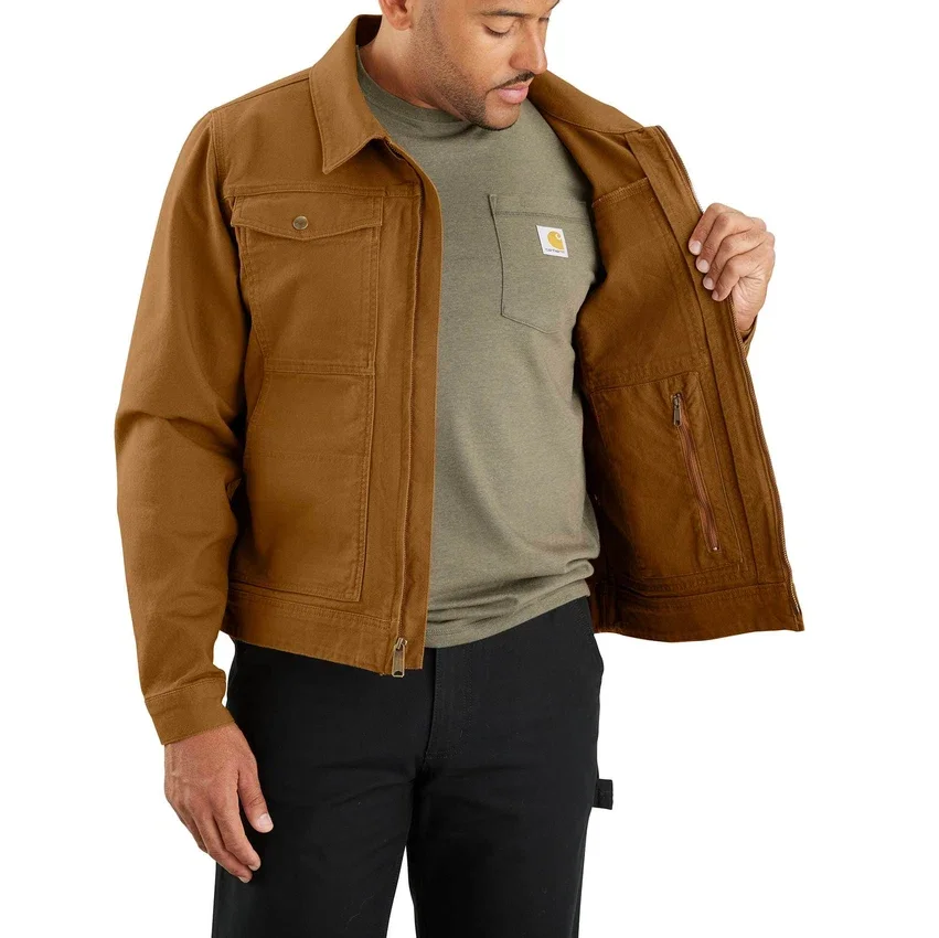 Carhartt Rugged Flex Relaxed Fit Duck Canvas Berwick-jas voor heren