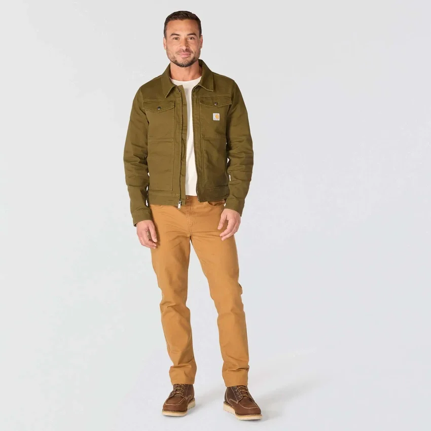 Carhartt Rugged Flex Relaxed Fit Duck Canvas Berwick-jas voor heren
