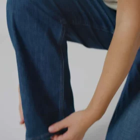 Carpenter stretch-werkjeans voor dames met middelhoge taille