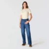 Carpenter stretch-werkjeans voor dames met middelhoge taille