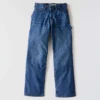 Carpenter stretch-werkjeans voor dames met middelhoge taille
