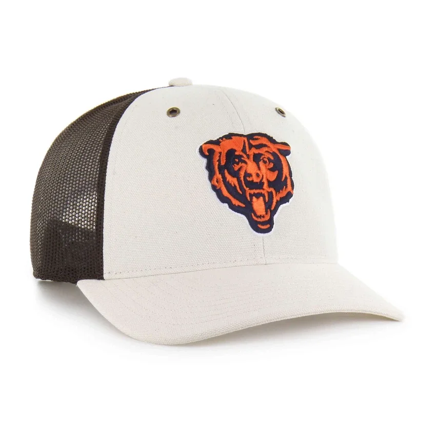 Chicago Bears '47 ongeverfde truckerpet met relaxte pasvorm