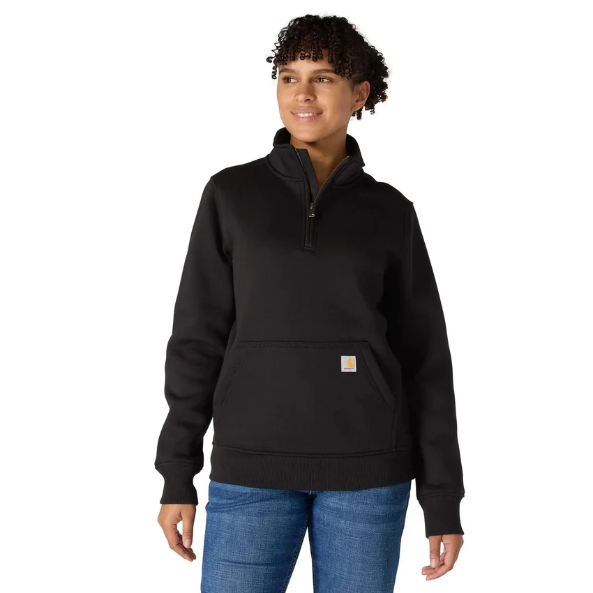 Clarksburg-sweatshirt met kwartrits voor dames