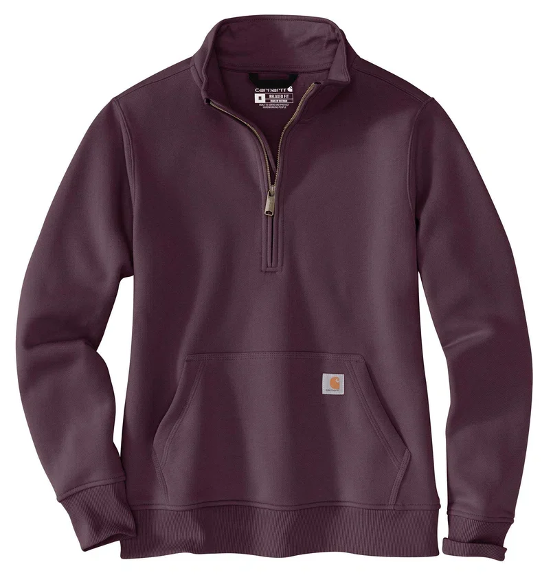Clarksburg-sweatshirt met kwartrits voor dames
