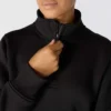 Clarksburg-sweatshirt met kwartrits voor dames