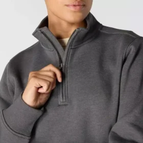 Clarksburg-sweatshirt met kwartrits voor dames