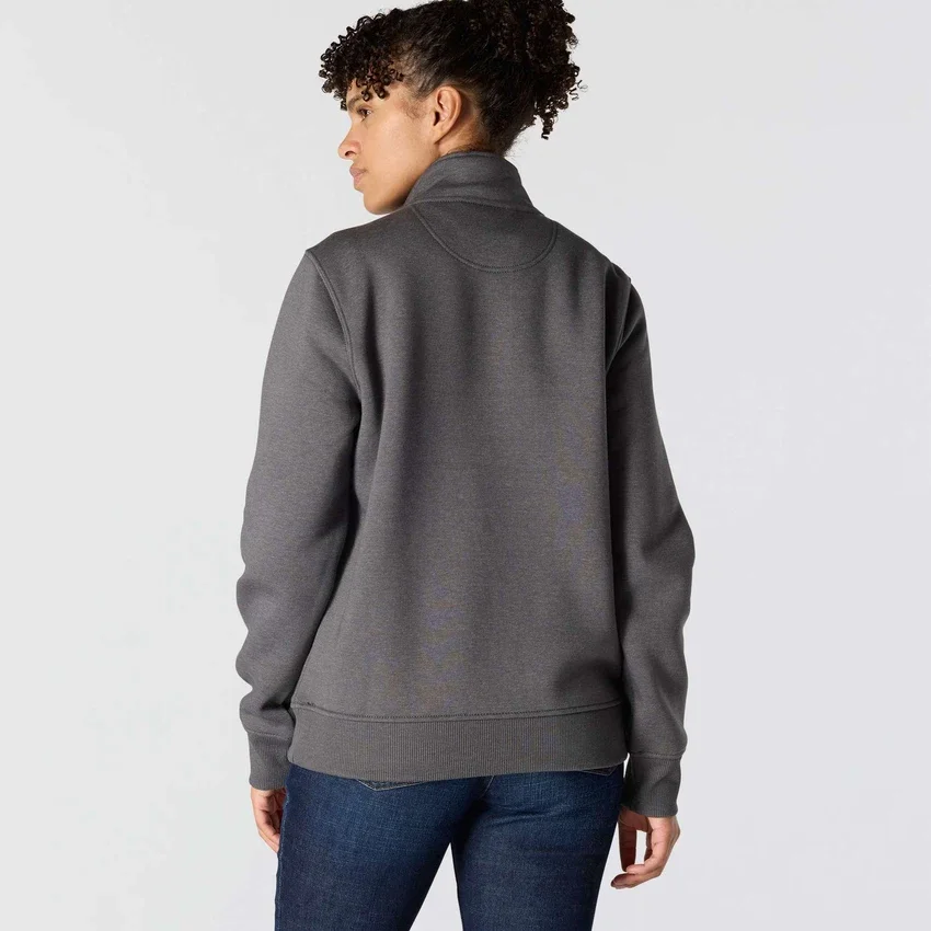 Clarksburg-sweatshirt met kwartrits voor dames