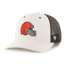 Cleveland Browns '47 ongeverfde truckerpet met relaxte pasvorm
