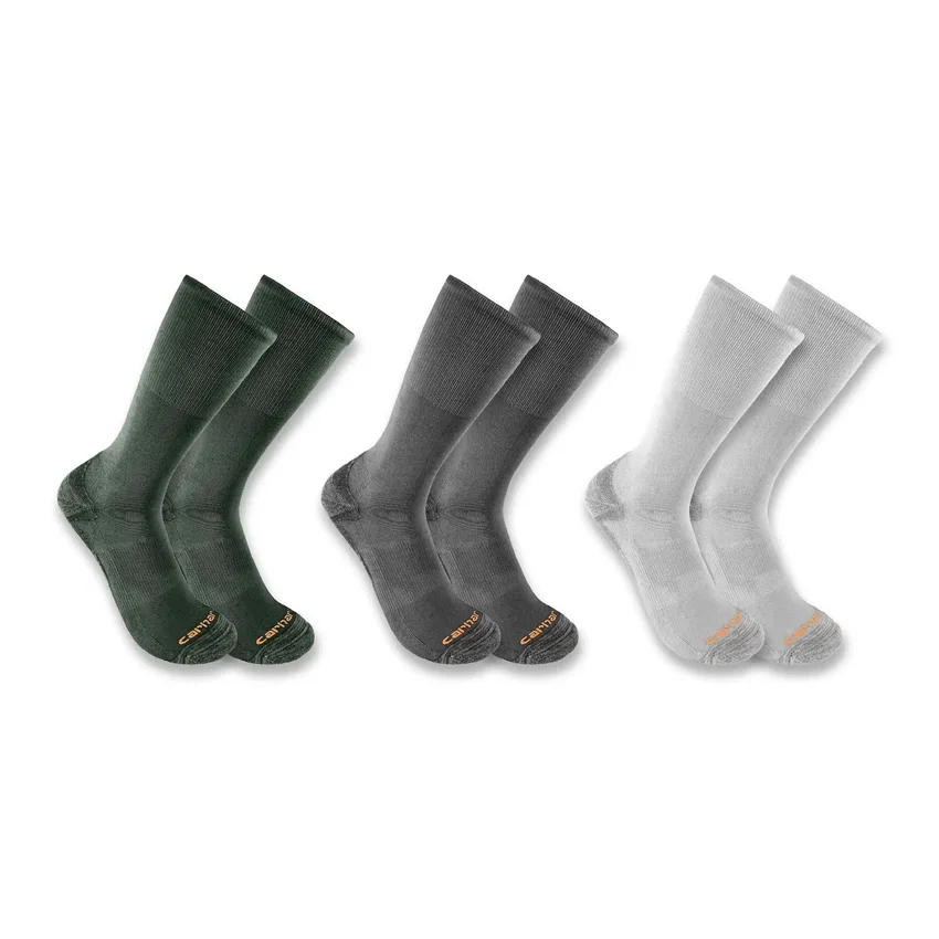 Comfortabele katoen-tencel-crew-sokken voor dames, middelzwaar, 3-pack