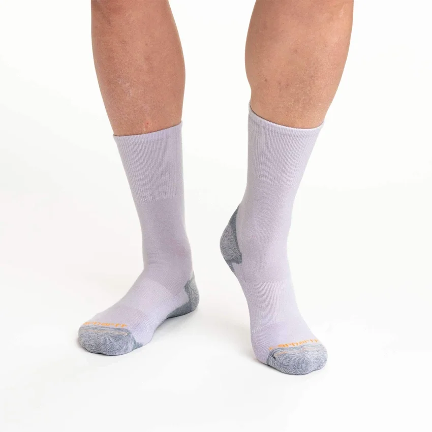 Comfortabele katoen-tencel-crew-sokken voor dames, middelzwaar, 3-pack