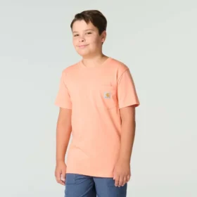 Country-T-shirt met korte armstukken voor jongens (kinderen/jeugd)
