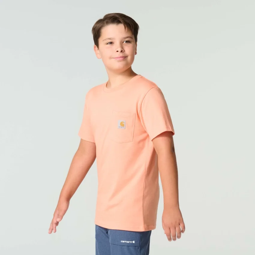 Country-T-shirt met korte armstukken voor jongens (kinderen/jeugd)