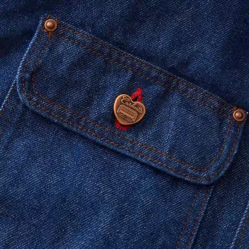 Crafted Series denim Chore Coat voor heren