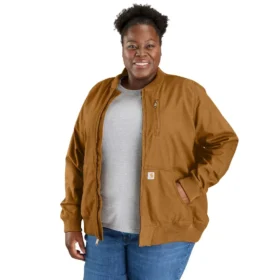 Crawford canvas bomberjack voor dames met relaxte pasvorm