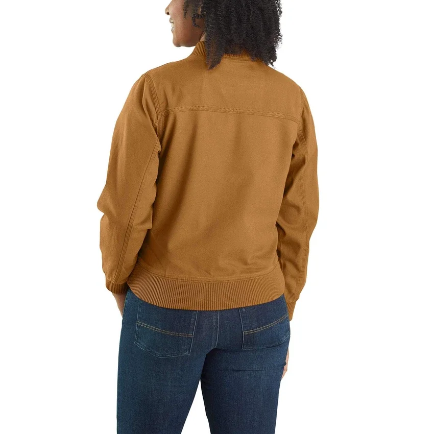 Crawford canvas bomberjack voor dames met relaxte pasvorm