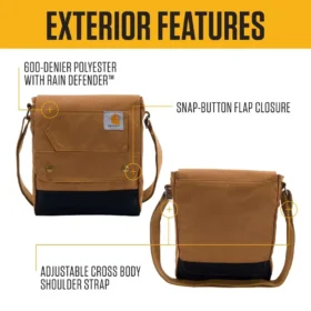 Crossbody-tas met drukknop