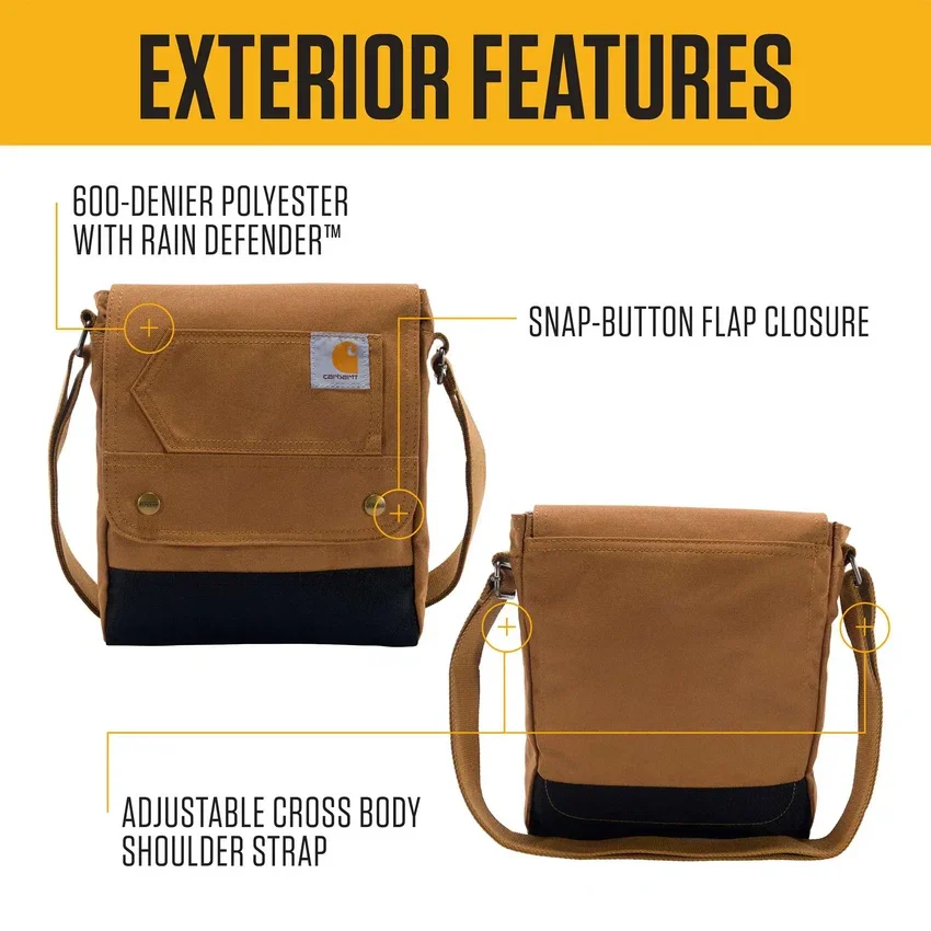 Crossbody-tas met drukknop