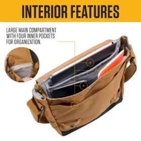 Crossbody-tas met drukknop