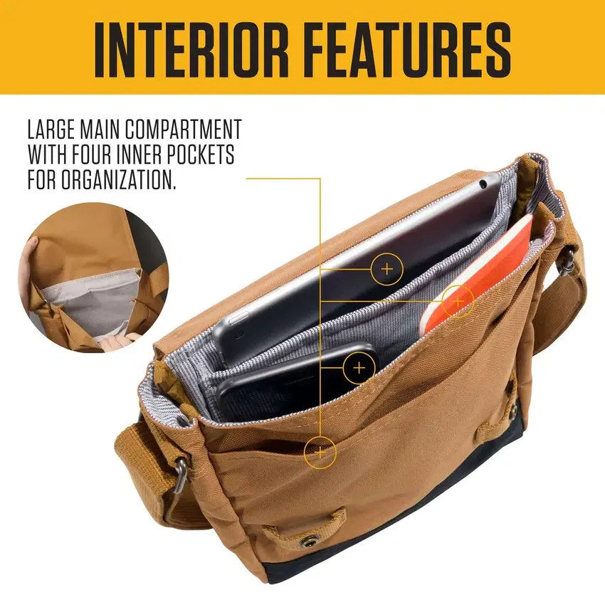 Crossbody-tas met drukknop