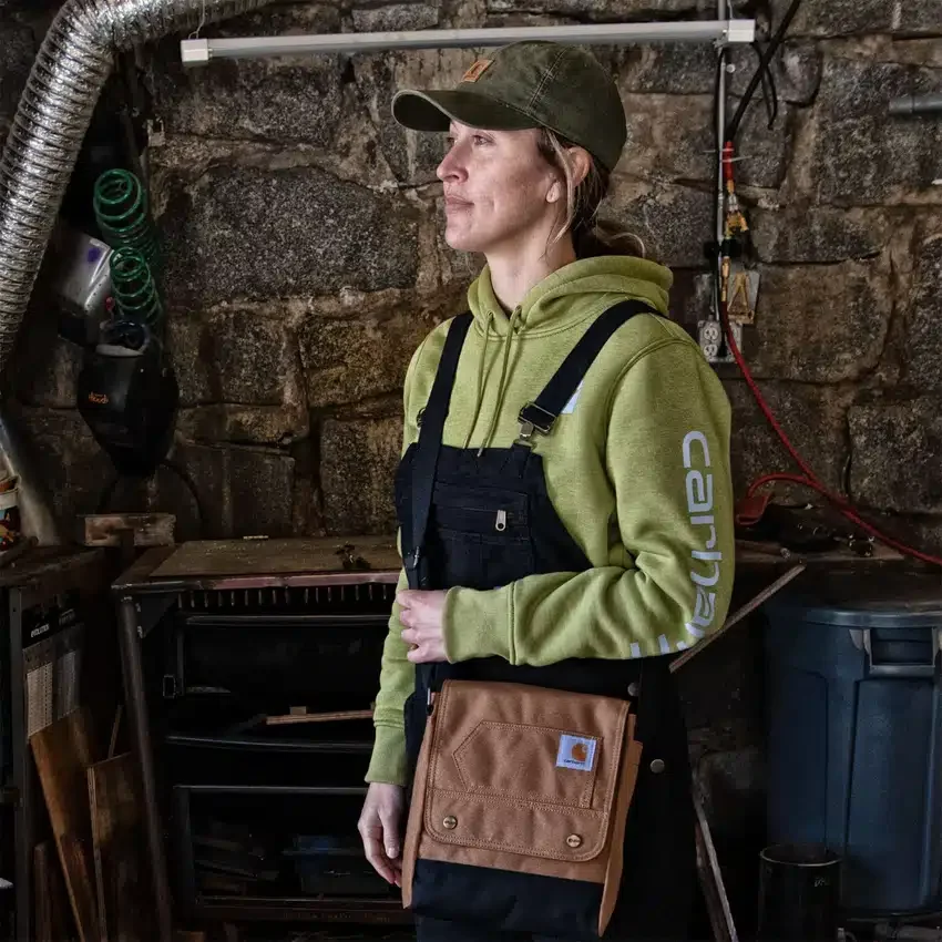 Crossbody-tas met drukknop