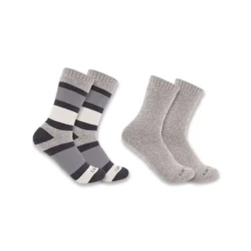 Dames Heavyweight Crew-sokken, 2-pack