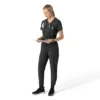 Bedrukte cargo-jogger-scrubbroek voor dames
