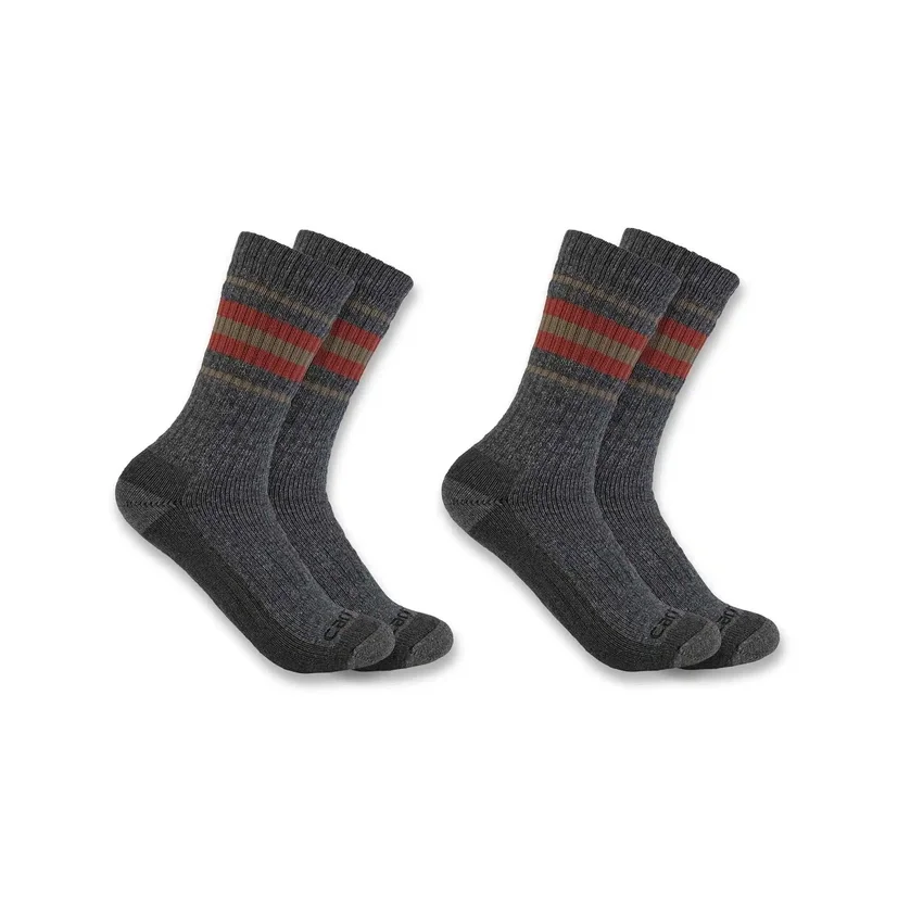 Dames sokken van zware synthetisch-wolmix, 2-pack