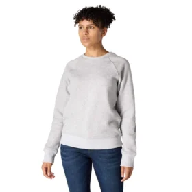 Dames-sweatshirt met ronde hals, grafische print en relaxte pasvorm