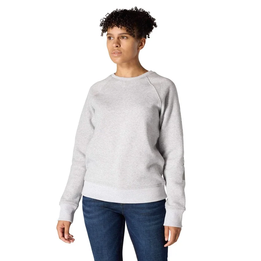 Dames-sweatshirt met ronde hals, grafische print en relaxte pasvorm