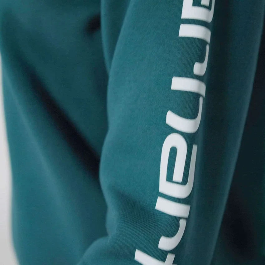 Dames-sweatshirt met ronde hals, grafische print en relaxte pasvorm