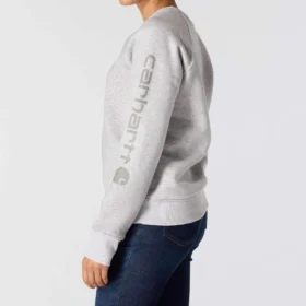 Dames-sweatshirt met ronde hals, grafische print en relaxte pasvorm