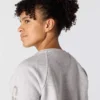 Dames-sweatshirt met ronde hals, grafische print en relaxte pasvorm