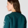 Dames-sweatshirt met ronde hals, grafische print en relaxte pasvorm
