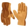 Duck/synthetisch leer handschoen met open manchet
