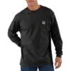 Dearborn heren-T-shirt met losse pasvorm, zware stof, lange armstukken en zak