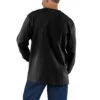 Dearborn heren-T-shirt met losse pasvorm, zware stof, lange armstukken en zak
