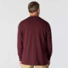 Dearborn heren-T-shirt met losse pasvorm, zware stof, lange armstukken en zak