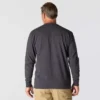 Dearborn heren-T-shirt met losse pasvorm, zware stof, lange armstukken en zak