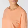 Dearborn overhemd met logo voor dames, losse pasvorm, zwaar gewicht en lange armstukken