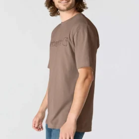 Dearborn overhemd met logo voor heren, losse pasvorm, zwaar katoen