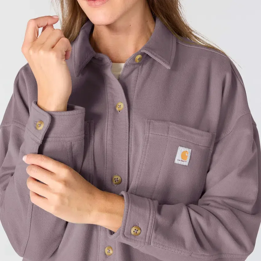 Durham gebreid overshirt voor dames