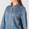 Durham gebreid overshirt voor dames