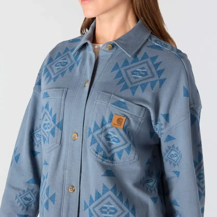Durham gebreid overshirt voor dames