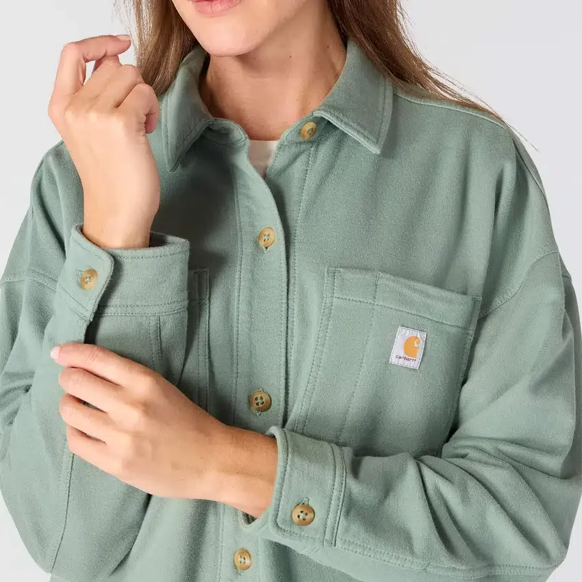 Durham gebreid overshirt voor dames