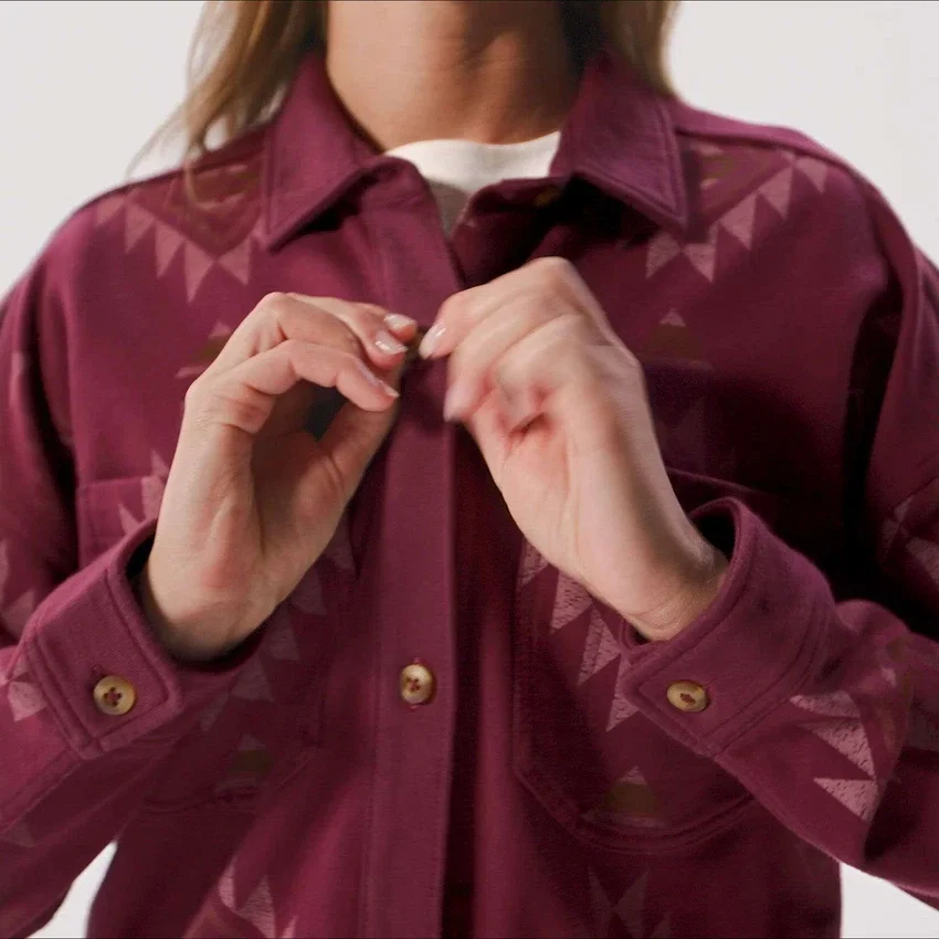 Durham gebreid overshirt voor dames